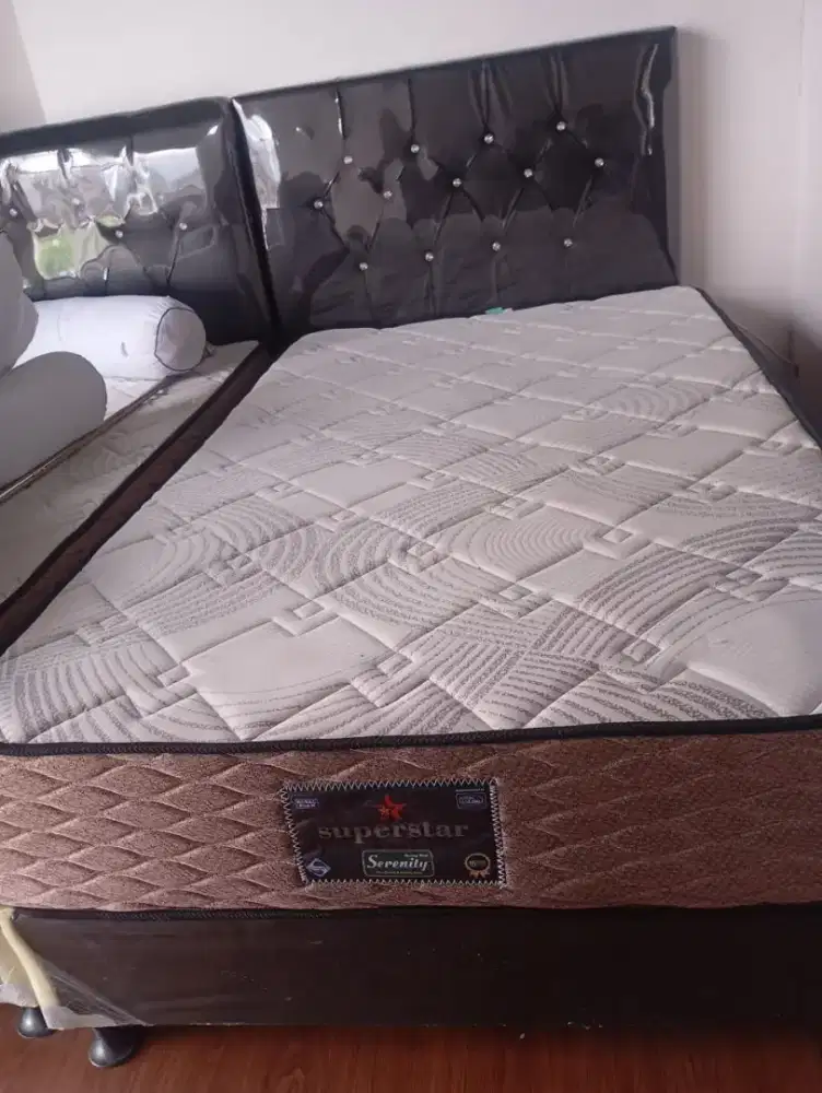 Springbed set Elite Serenity 120 x 200 Fullset pemakaian 2 bln ada 6