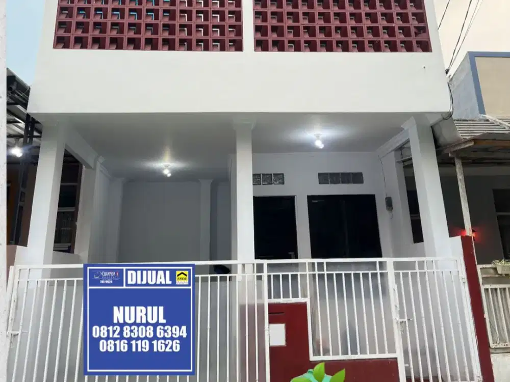 Jual Cepat Rumah 2.5Lantai Di Cendana Residence Pamulang Tangsel