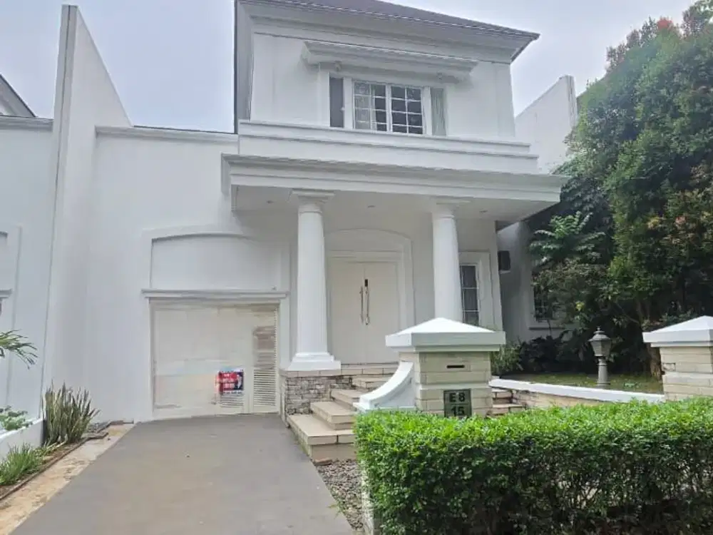 DISEWA CEPAT RUMAH SEMI FURNISHED RAPI SIAP HUNI DI DE PARK CLUSTER DE MAJA BSD