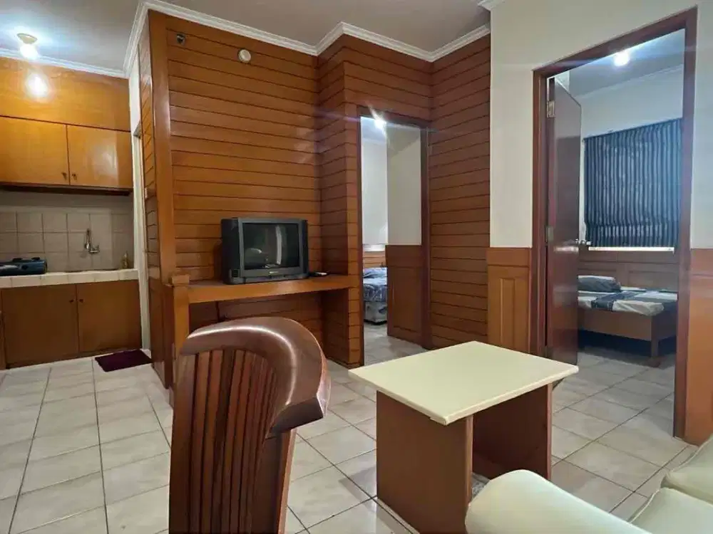 Dijual 2 Kamar Apartemen Gading Mediterania Furnish SHM Termurah Lantai 19