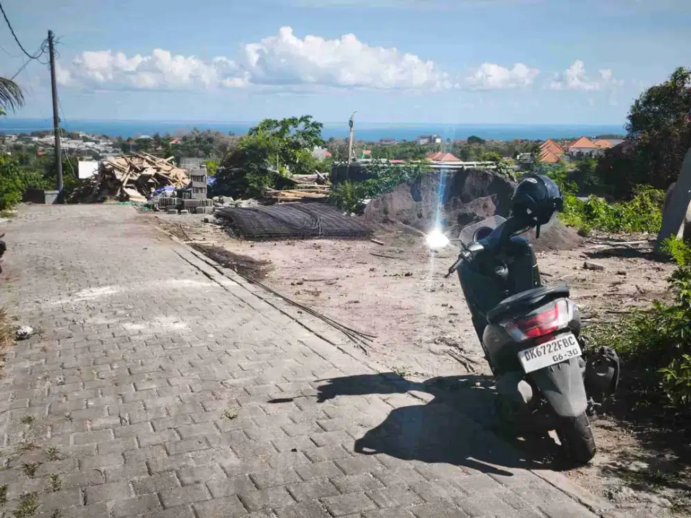 tanah ocean view 1 hektar kawasan villa toyaning 1 Ungasan Badung Bali