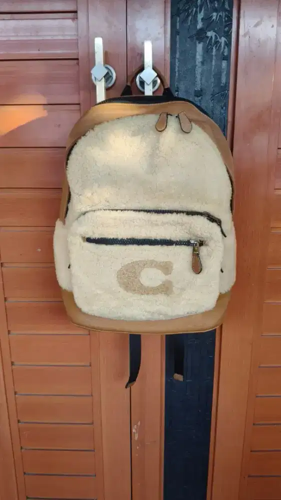 Ransel coach leather dan bulu original