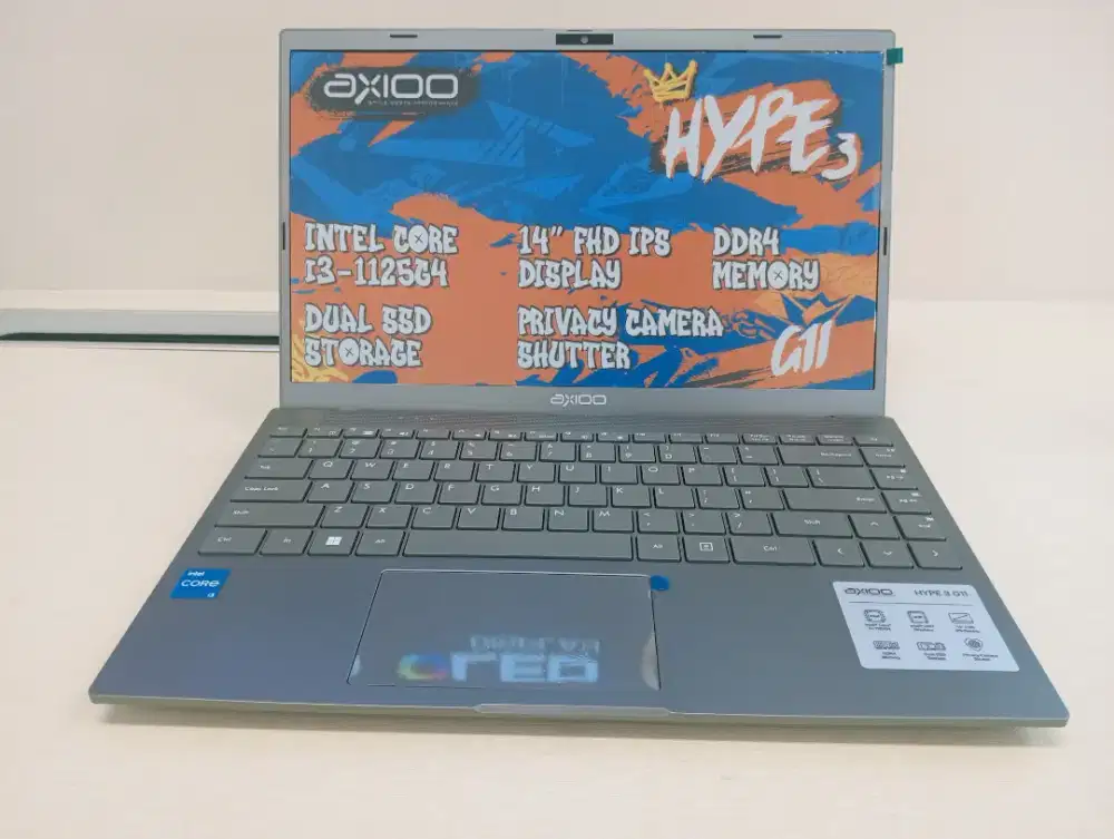 LAPTOP AXIOO CORE I3 SERI HYPE 3 8/256GB
