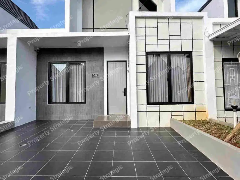 Rumah townhouse fasilitas strategis kota depok dekat tol stasiun LRT