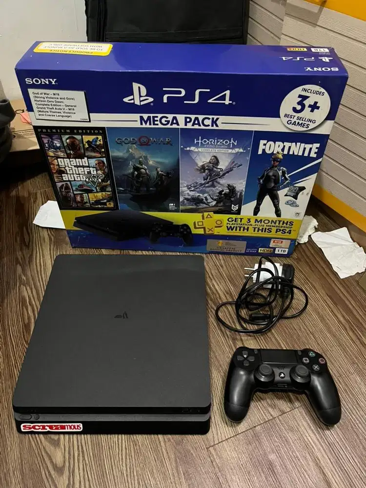 Ps4 slim 1tb seri 22 full game