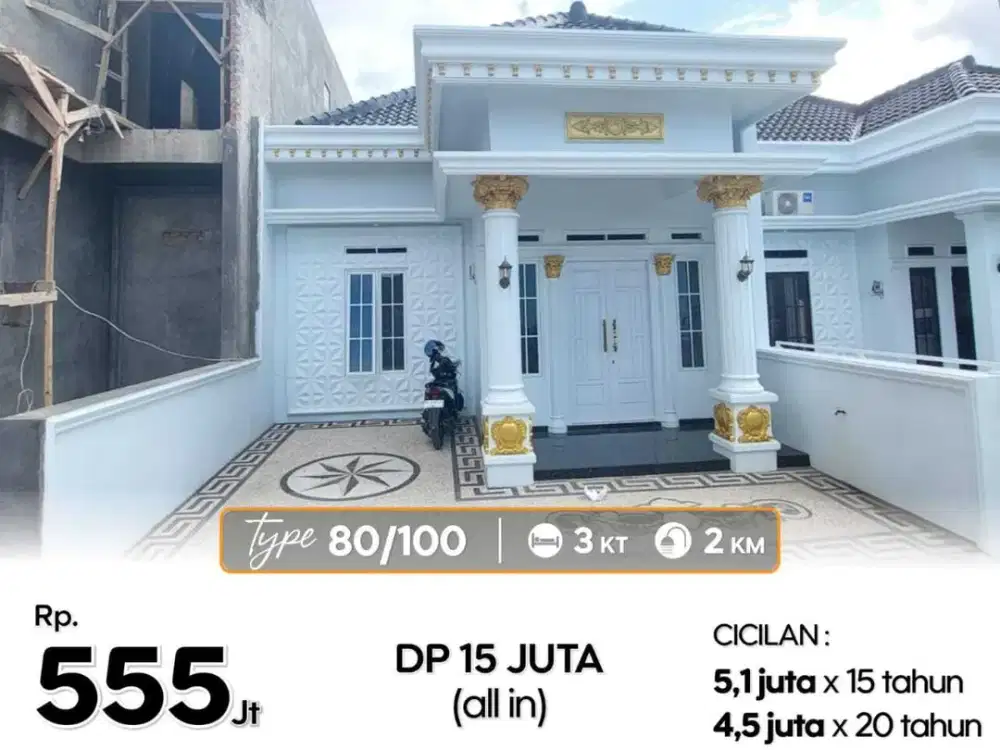 ARASH CLUSTER DP Cuma 15 Juta All In Strategis dekat Ciplazz Rajabasa