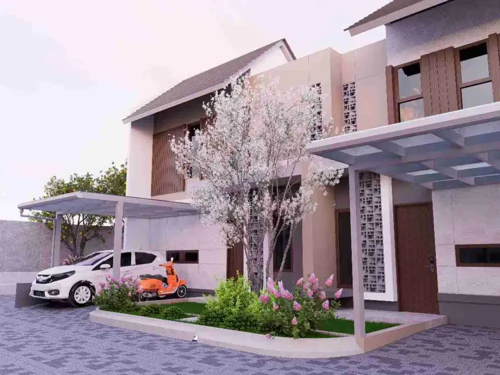 cluster dua lantai dibuah batu