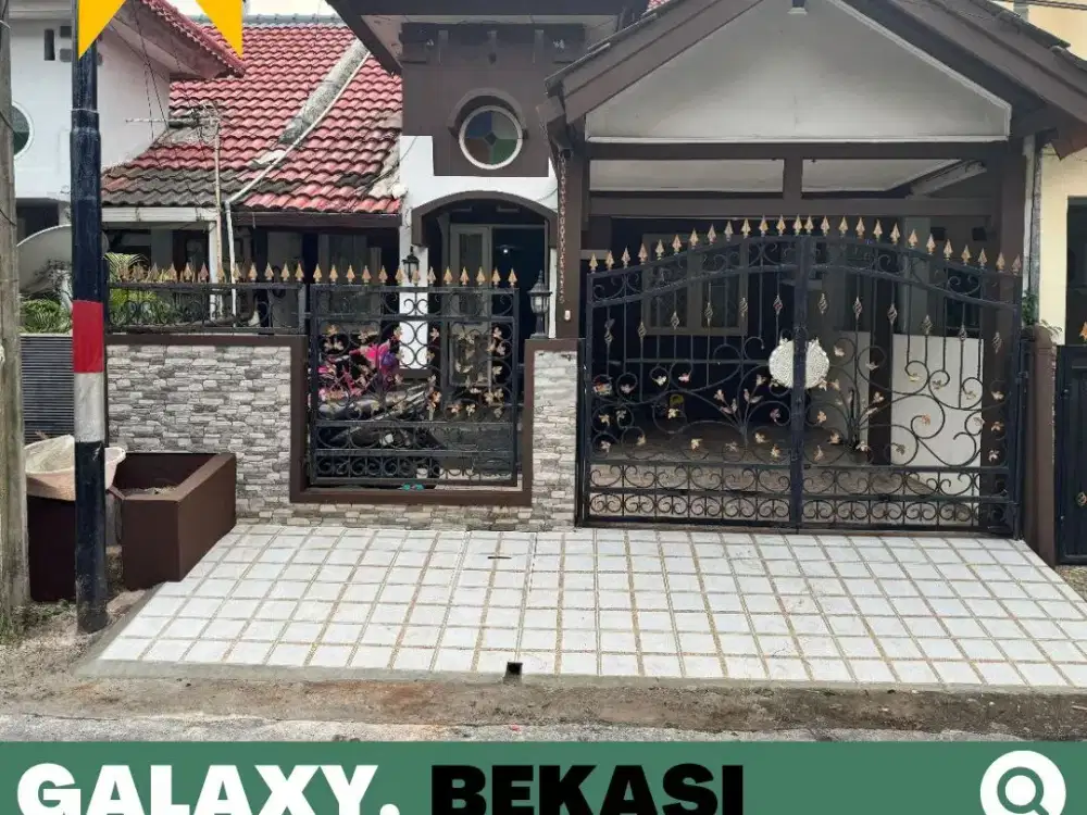Rumah dijual Murah 1,5 Lantai, Galaxy, Bekasi dekat Tol Becakayu