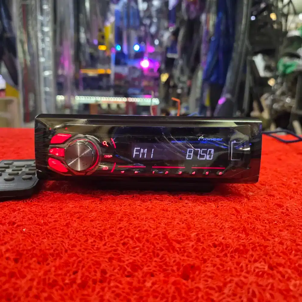 Head Unit Single Din Pioneer DEH-X1650UB sudah dipasang Bluetooth