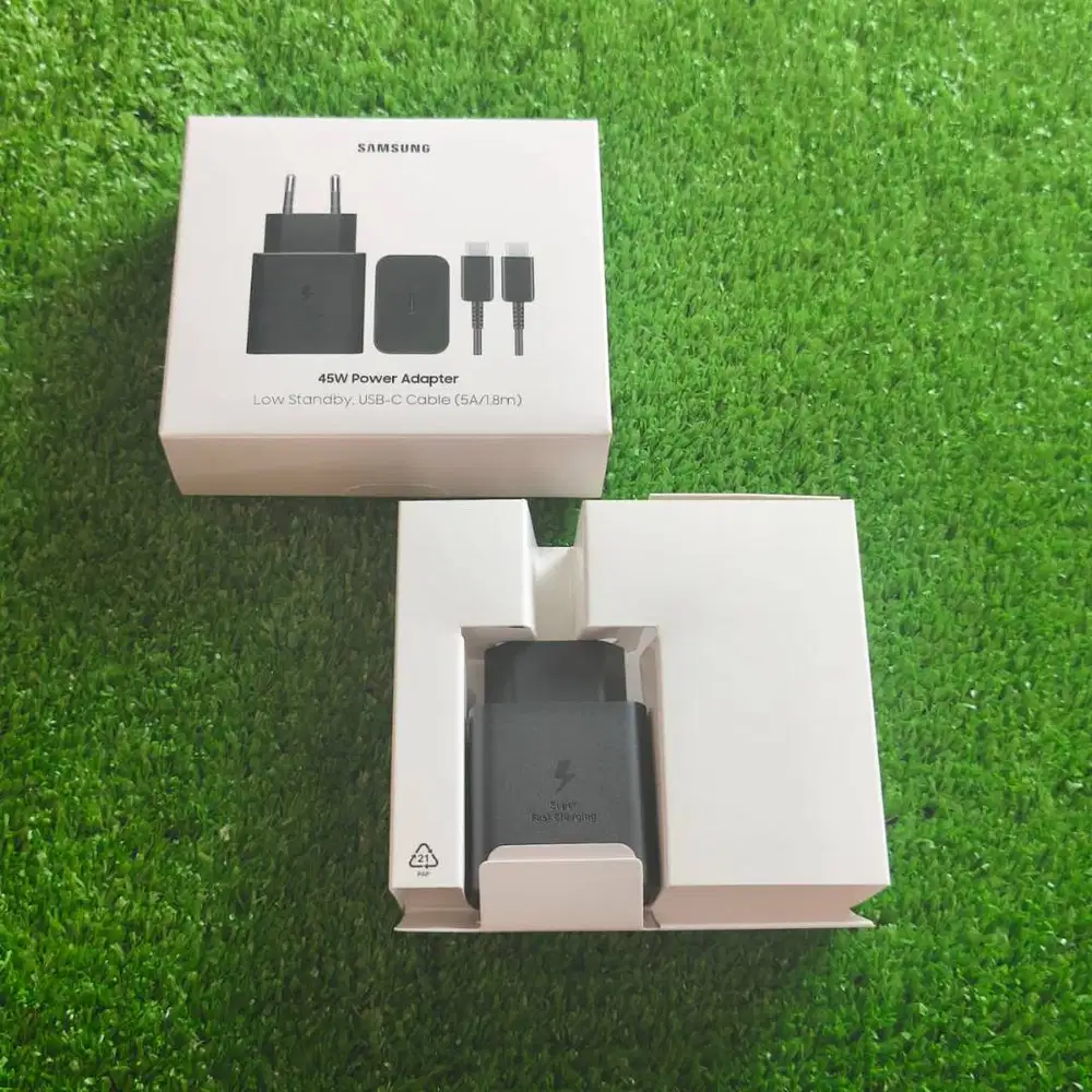 Samsung 45w Power Adapter (tanpa Cable) Super Fast Charging