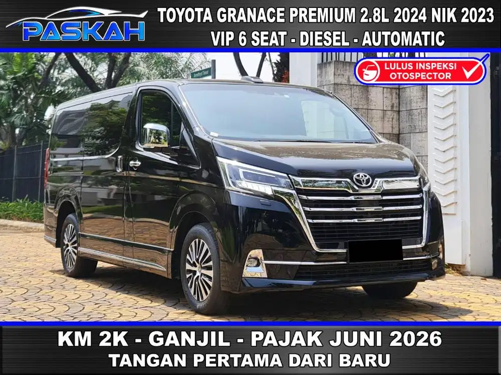 Km=2rb  Tax=1thn TOYOTA GRANACE 2.8L PREMIUM VIP 6 SEATS 2024 NIK 2023