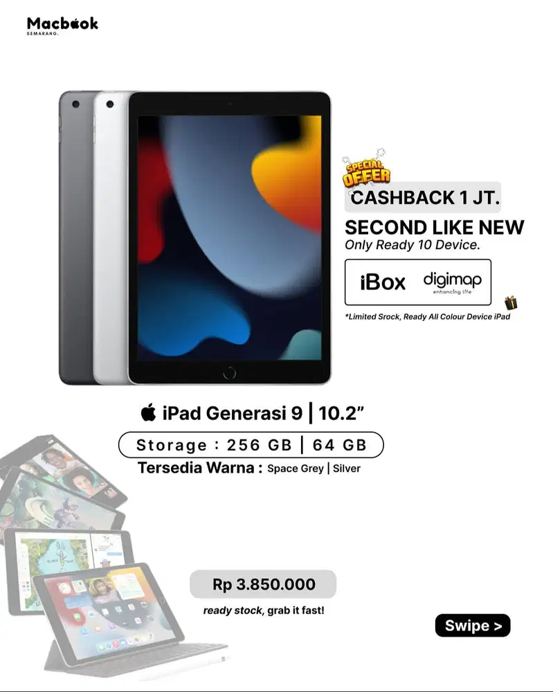 iPad Gen 9 Storage 256gb