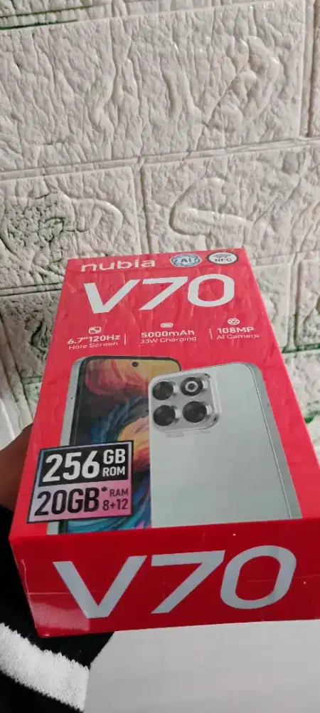 Sale Nubia V70 RAM 8+12 / 256 GB warna GOLD BARU GARANSI RESMI 1 TAHUN