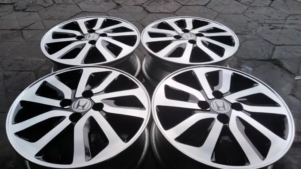 Velg ring 15 black polish Jaz brio freed mobilio agya ayla sigra calya