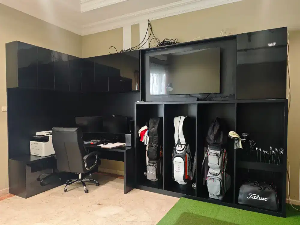 Custom furniture kitchen set, backdrop tv, lemari, wardrobe dll