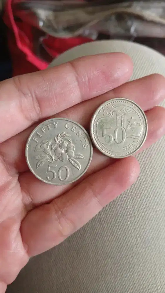 KOIN 50 CENT SINGAPURA 2011 dan 2013