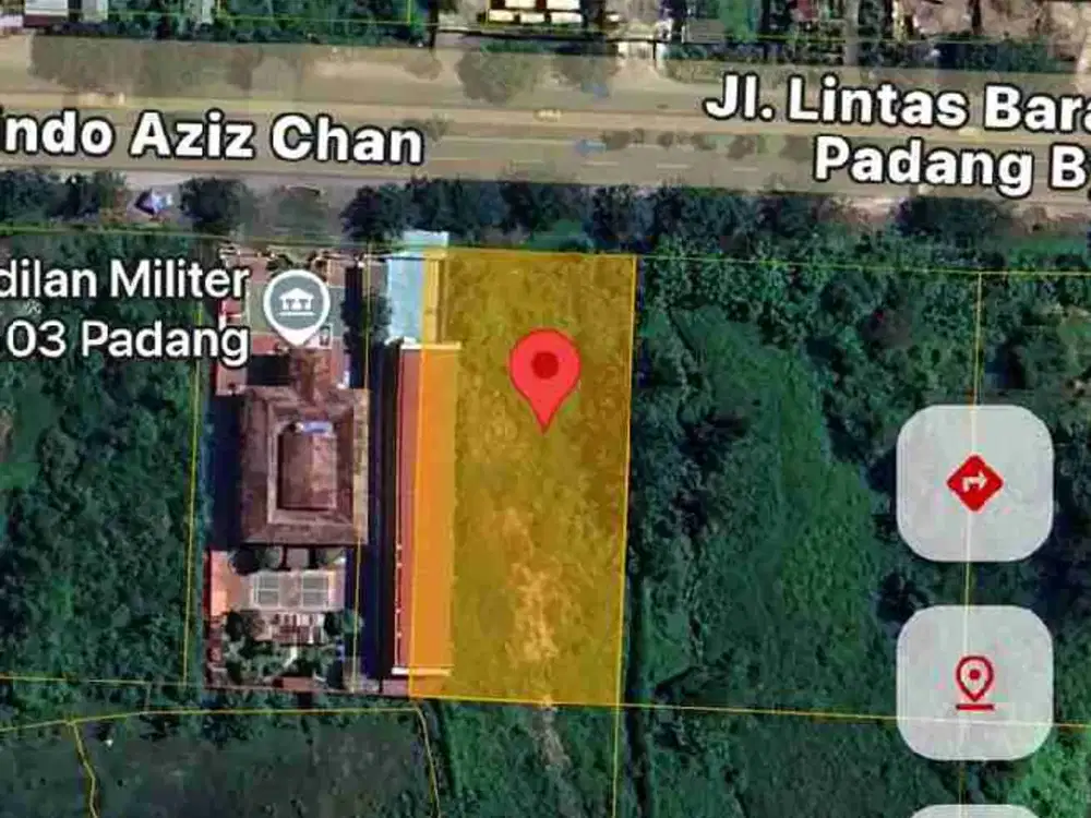 DIJUAL TANAH DI TEPI JALAN RAYA BY PASS PADANG