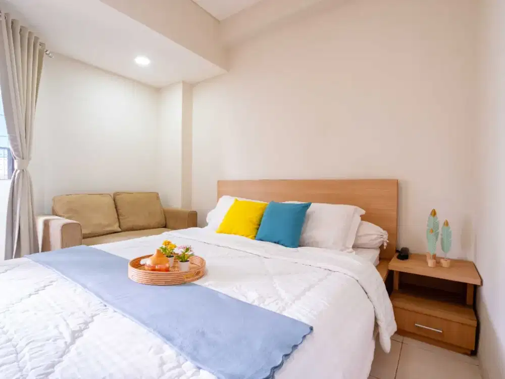 Sewa Apartemen Tamansari Sudirman Tipe Studio - High Floor - Lokasi Dekat GBK, Sudirman, Semanggi, Benhil, WTC