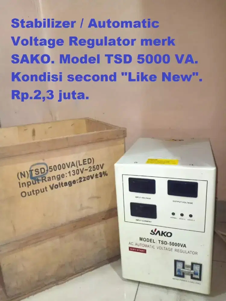 Car Polisher Kenmaster baru (Q1P-GW08-240). Stabilizer Sako 5000va 2nd