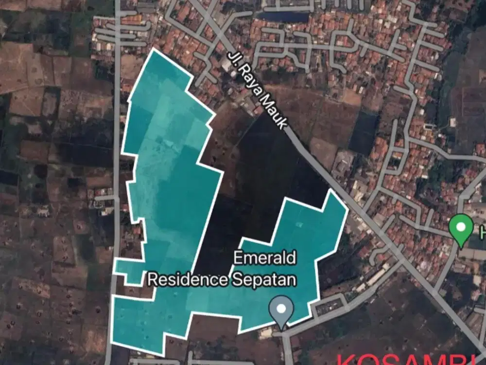 Dijual Tanah 13,8 Ha di Jalan Raya Sepatan- Mauk untuk Perumahan