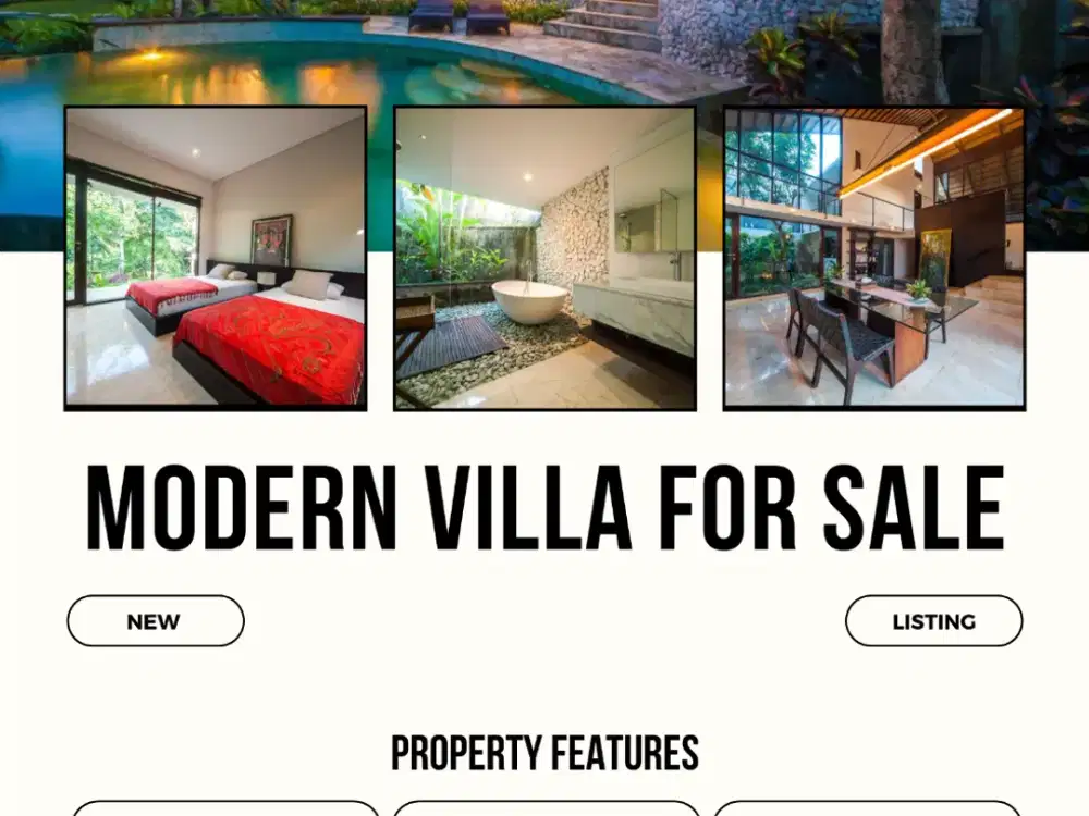 For Sale  Villa view jungle sukawati dekat ubud