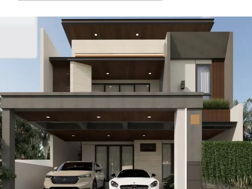 RUMAH MEWAH ON PROGRESS DI CLUSTER TAMAN CHRYSANT BSD *GLB132*