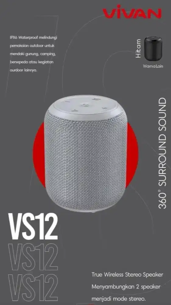 speaker vivan vs12