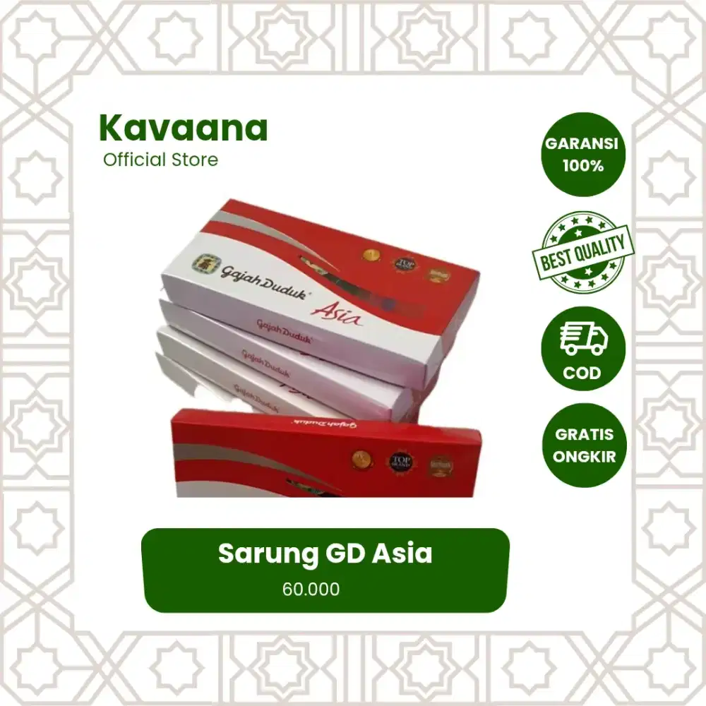 Sarung GD Asia | Sarung Gajah Duduk