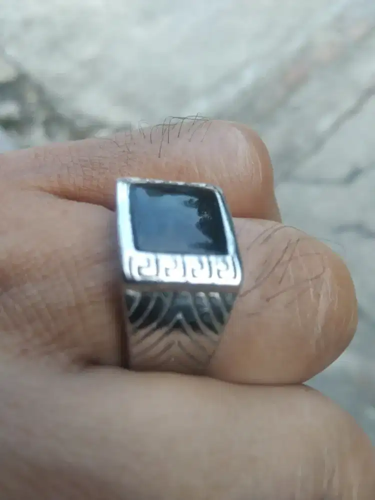 Jual Ring titanium super model baru + batunya