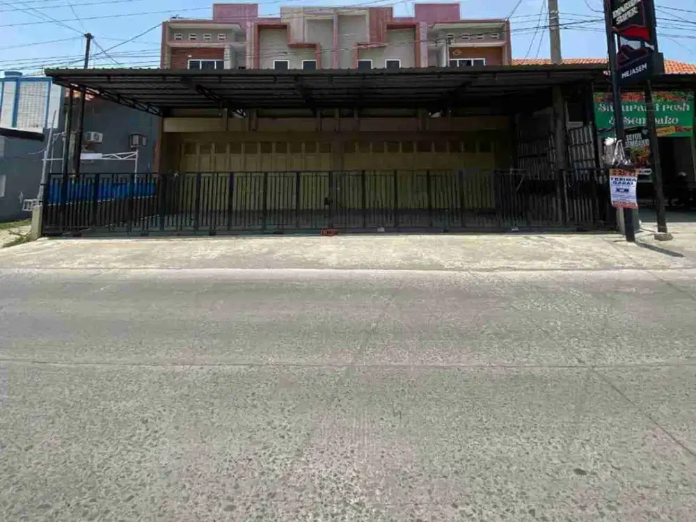 TEGAL MEJASEM BARAT RUKO 2 LANTAI STRATEGIS KOMERSIAL DEPAN JALAN RAYA SEWA MURAH