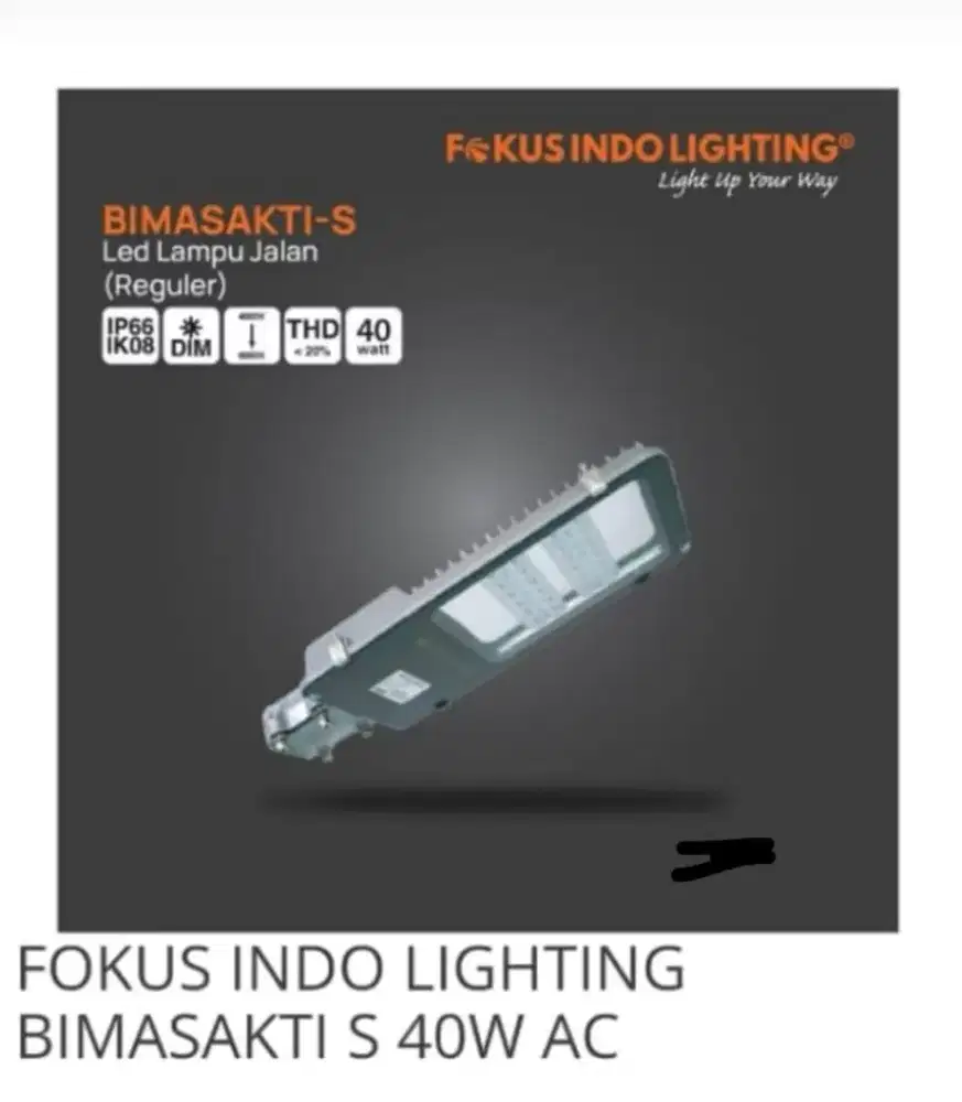 Lampu LED baru masih dalam dos