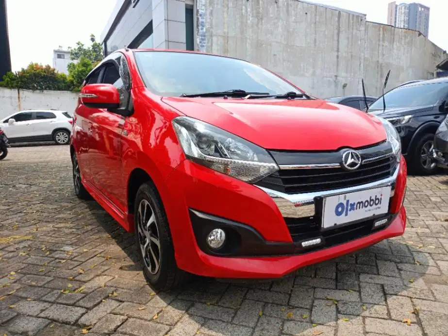 DP MURAH Daihatsu Ayla 1.2 R Bensin-MT 2018 Merah CSIGB