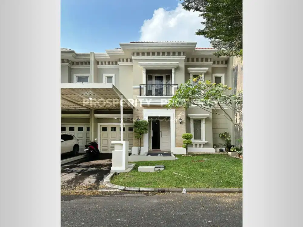 Rumah Rapi di Cluster Scarlet Bangunan Mandiri di Kawasan Premium The Springs by Summarecon Gading Serpong Bangunan 2 Lantai 4 Kamar Tidur Lebar 10 Me