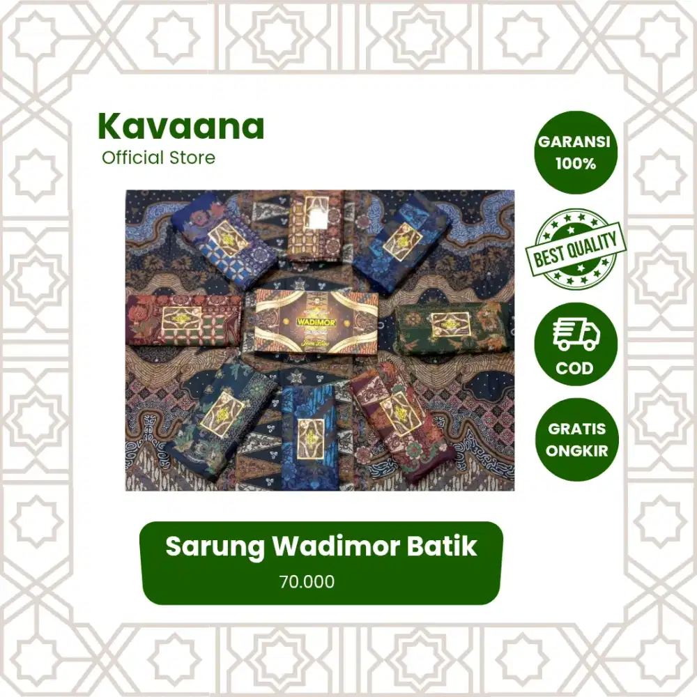 Sarung Wadimor Batik | Sarung Motif Jawa Kuno