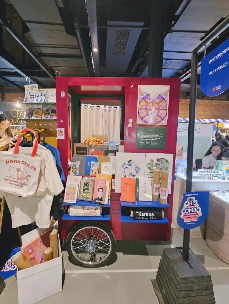 gerobak booth jualan