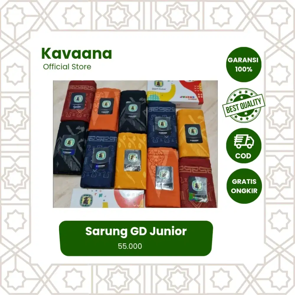 Sarung Anak | Sarung Gajah Duduk Kembang Junior