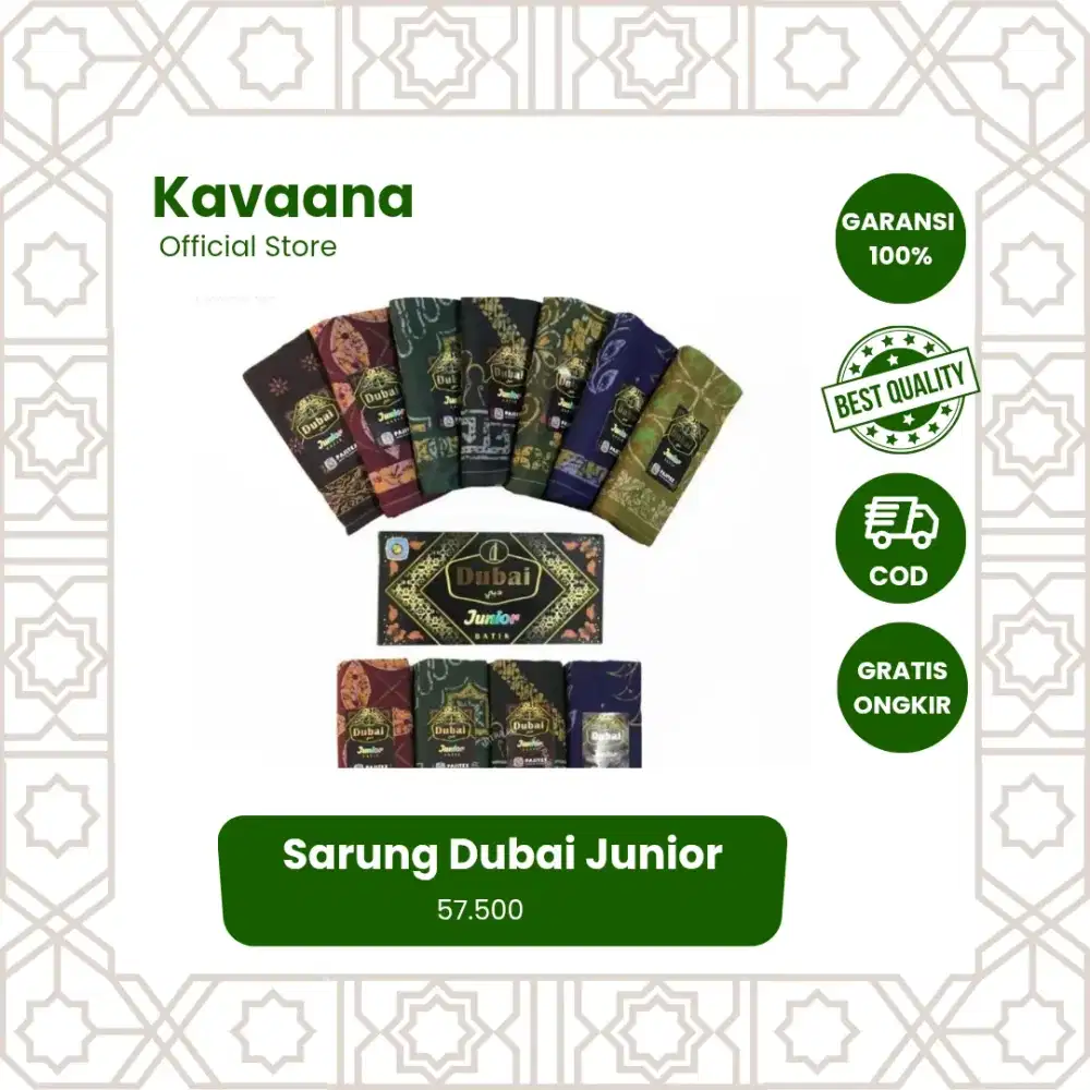 Sarung Anak | Sarung Mangga Dubai Batik Junior