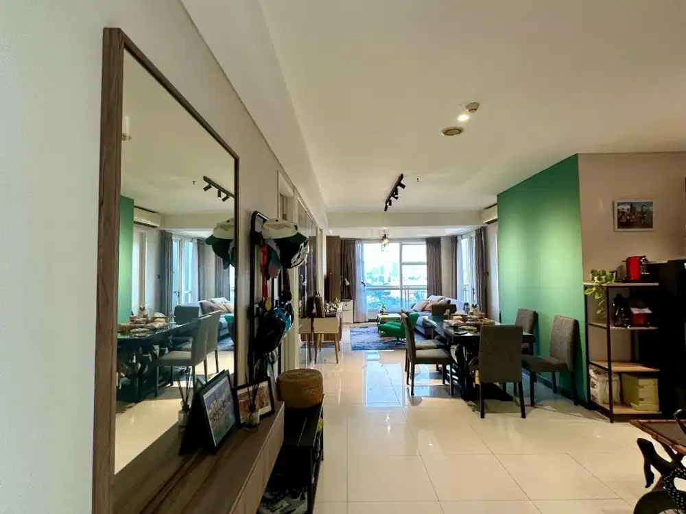 Apartemen 1 Park Residences, 2BR, 117 sqm, Tower C, Furnished