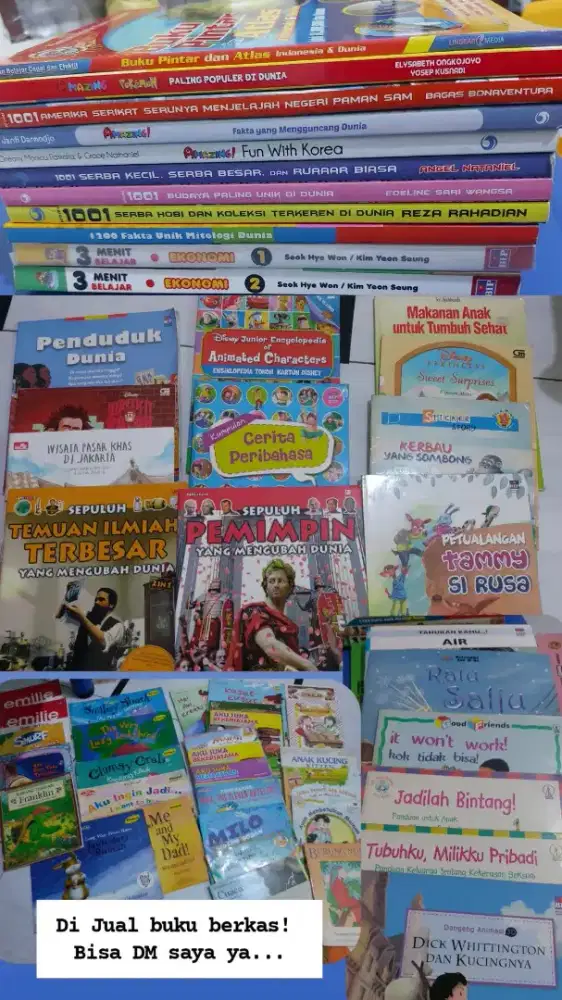 Buku cerita dan pengetahuan