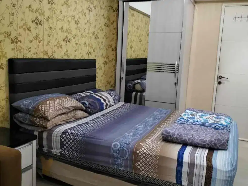 Disewakan Murah. Unit Apartemen Bassura City. Tipe Studio. Full Furnished. Free IPL. Jakarta.