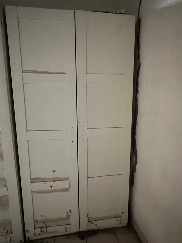 KLEPPSTAD lemari ikea putih 2 pintu