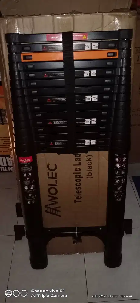 Tangga Teleskopik Single atau Lurus Aja ukuran sekitar 7mtr kl