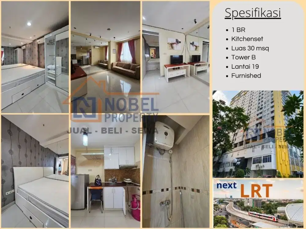 Disewakan Apartemen Mentes 1BR Furnished Lokasi Jakarta Pusat