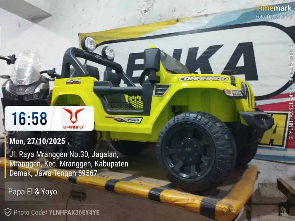 Mobil Aki Anak Jeep Besar