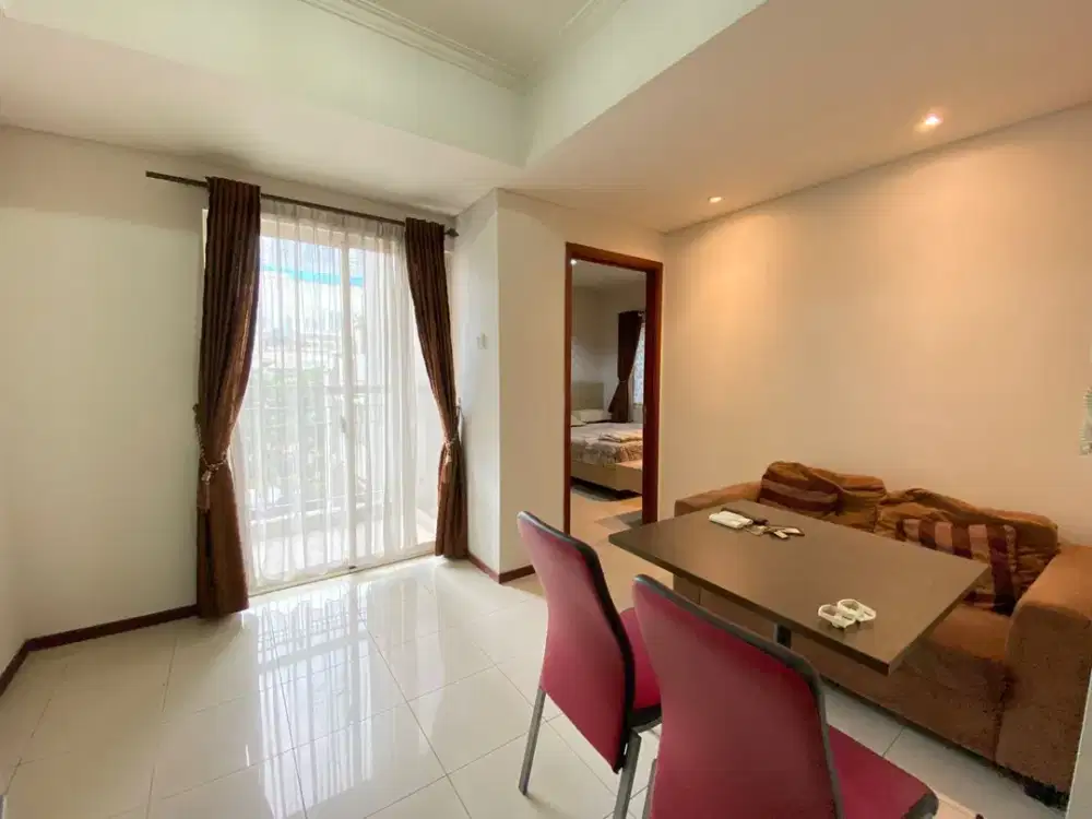 SEWA 1BR ROYAL MEDITERANIA GARDEN TANJUNG DUREN LOKASI STRATEGIS DEKAT MALL, KANTOR, UNIVERSITAS