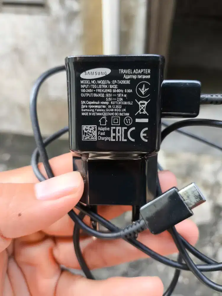 Charger Samsung 15W Fast Charging Original