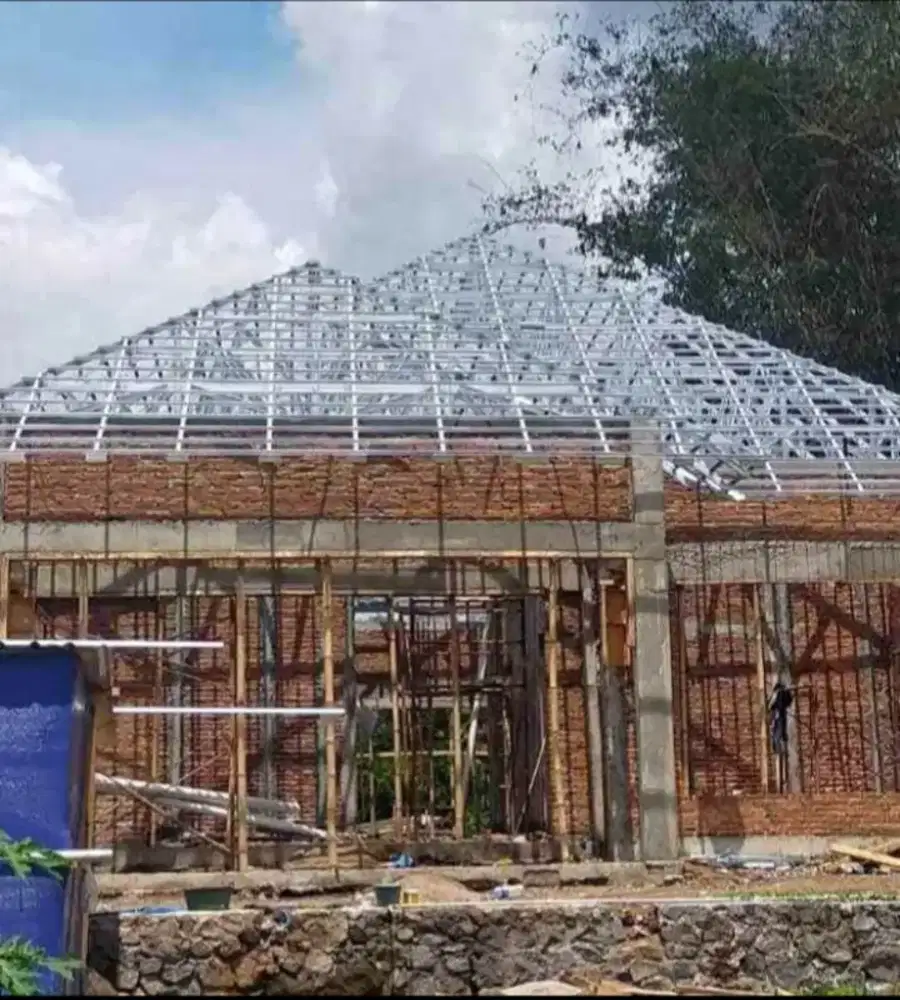 Melayani renovasi atap rumah baja ringan galvalum pasir terpasang