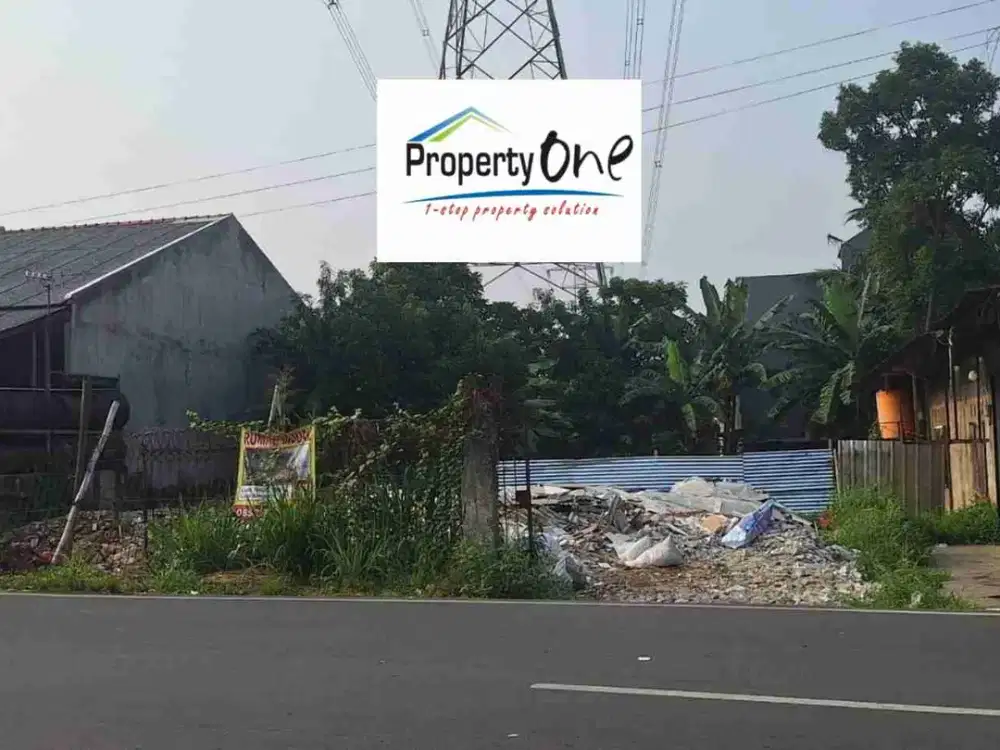 Dijual murah tanah kosong pinggir jalan pondok aren tangerang