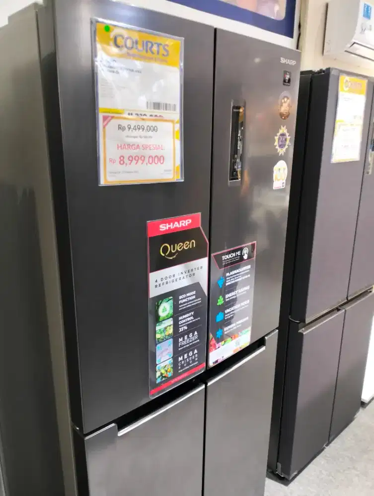 Cicilan Kulkas Sharp side by side promo 0%