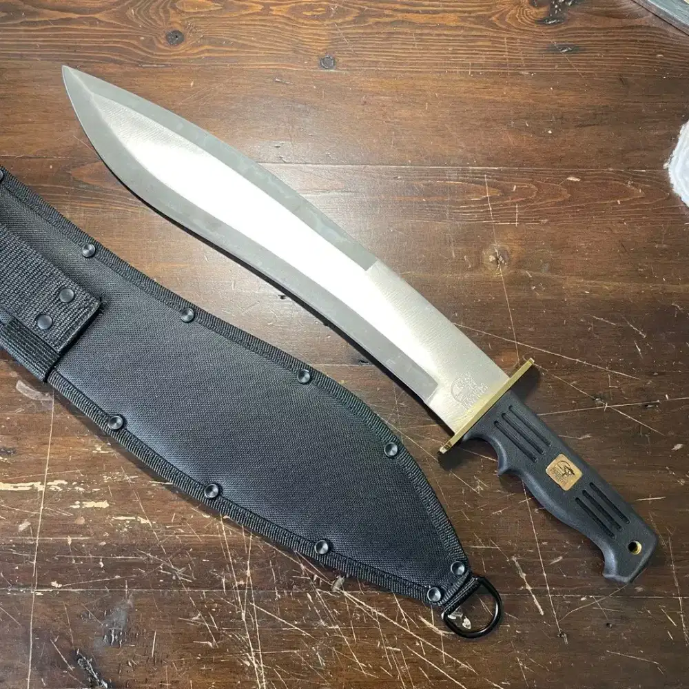 Kershaw Pisau Camp Knife Baja Karbon Original Kolektor Koleksi